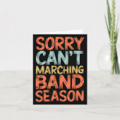 Grappige marching band Sorry dat ik het niet kan h Kaart (Voorkant)