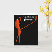 Grappige Marcus De Worm Rigatoni Pasta Virale Meme Kaart (Gele Bloem)