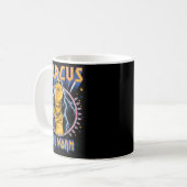 Grappige Marcus De Worm Zware Rock Rockworm Humor Koffiemok (Voorkant links)