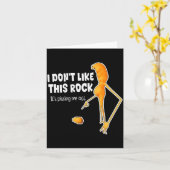 Grappige Marcus The Worm Meme Deze Rock Bevalt Me Kaart (Gele Bloem)