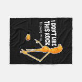 Grappige Marcus The Worm Meme Ik Hou Niet Van Deze Fleece Deken (Voorkant (Horizontaal))