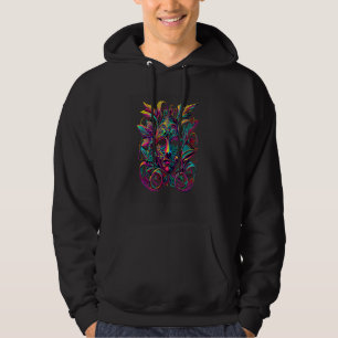 Grappige Mardi Gras-carnavalsoptocht met kralenfee Hoodie