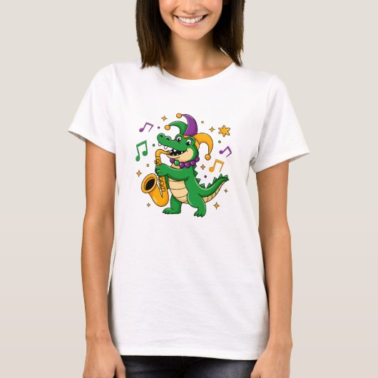Grappige Mardi Gras-carnavalsstemmingen T-shirt (Voorkant)