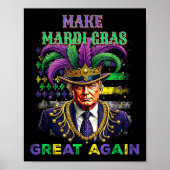 Grappige Mardi Gras Trump maakt opnieuw Mardi Gras Poster (Voorkant)