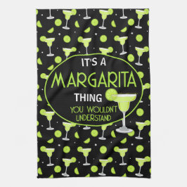 Grappige Margarita Citaat Cocktail Liefhebber Theedoek