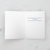 Grappige marine flauwvallen parade gefeliciteerd kaart (Binnen)