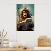 Grappige Marmoset Aap Badkamer Print Toilet (Keuken)