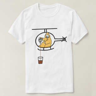Grappige Marokkaanse Thee Helikopter T-shirt
