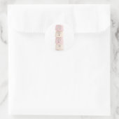 Grappige Marshmallow karakters Ronde Sticker (Tas)