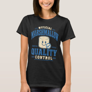 Grappige marshmallow liefhebber t-shirt