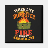 Grappige marshmallow magneet (Voorkant)