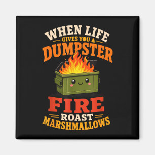 Grappige marshmallow  magneet
