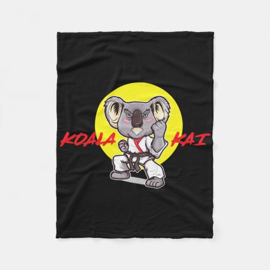 Grappige Martial Arts Karate Dojo Commerciële Paro Fleece Deken (Voorkant)