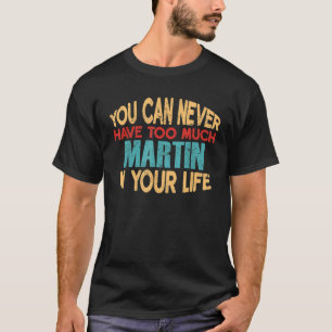 Grappige Martin Gepersonaliseerde Tshirt Voornaam 