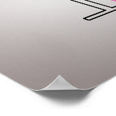 Grappige Martini - Retro Cocktail met Cherry Twist Poster (Hoek)