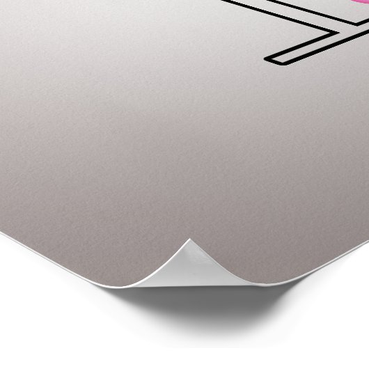 Grappige Martini - Retro Cocktail met Cherry Twist Poster (Hoek)