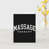 Grappige massage therapeut spier therapie grappig kaart (Gele Bloem)