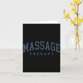 Grappige massage therapeut spiertherapie grappig kaart (Gele Bloem)