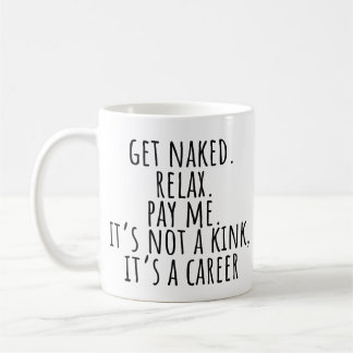 Grappige massagetherapie koffiemok