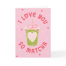 Grappige Matcha Thee Pun Coquette Valentijn