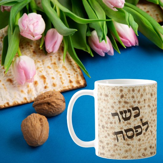 Grappige Matzah Hebreeuwse Kosjer voor Pascha Koffiemok
