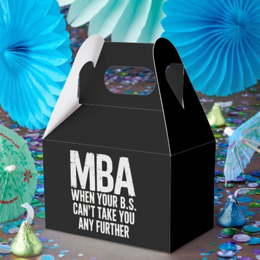 Grappige MBA Master Degree Afstudeerdag Bedankdoosjes (Feest)