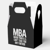 Grappige MBA Master Degree Afstudeerdag Bedankdoosjes (Geopend)