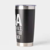 Grappige MBA-masterdiploma afstudeerdag Geïsoleerde Drinkbeker (Links)
