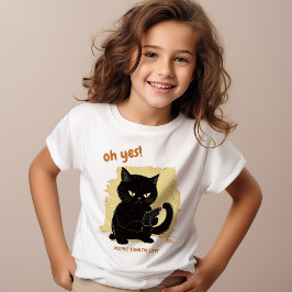 Grappige Mean Cat | Plezier T-shirt