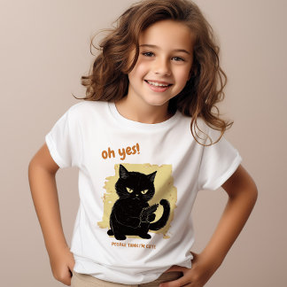 Grappige Mean Cat | Plezier T-shirt