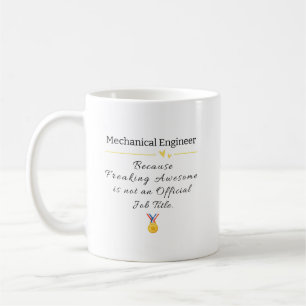 Grappige Mechanical Engineer waardering Koffiemok