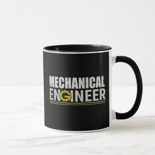 Grappige mechanische ingenieur mok (Rechts)