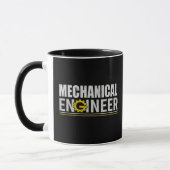 Grappige mechanische ingenieur mok (Links)