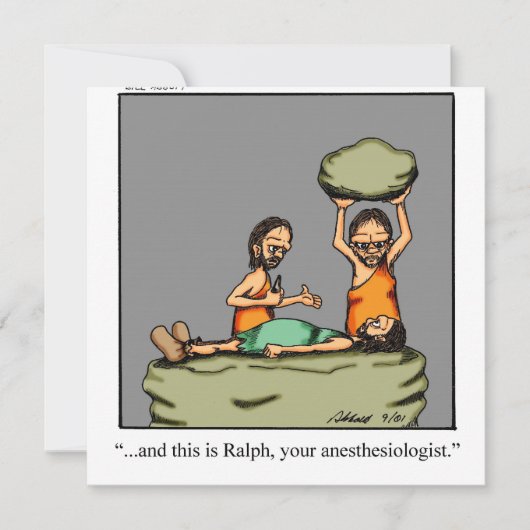 Grappige medische afstudeeruitnodigingen kaart (Voorkant)