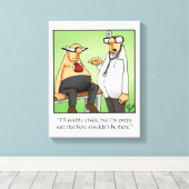 Grappige Medische Humor Verpakte Canvaskunst Canvas Afdruk (Insitu (Houten vloer))