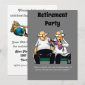 Grappige Medische Pensioen Humor Party Uitnodiging (Voorkant / Achterkant)