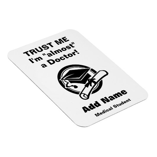 Grappige Medische Student Magnet Magneet (Rechterzijde)