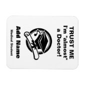 Grappige Medische Student Magnet Magneet (Horizontaal)