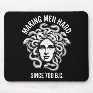 Grappige Medusa-uitspraak waardoor mannen hard wor Muismat