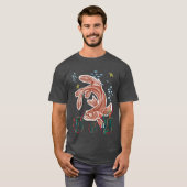 Grappige meerval t-shirt (Voorkant volledig)