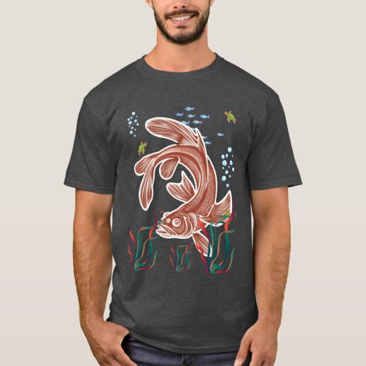 Grappige meerval t-shirt (Voorkant)