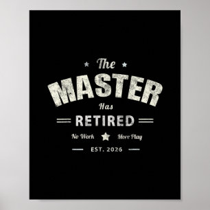 Grappige Meester is met Pensioen 2026 Vader Cruise Poster