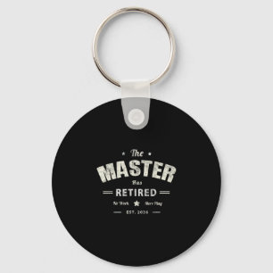 Grappige Meester is met Pensioen 2026 Vader Cruise Sleutelhanger