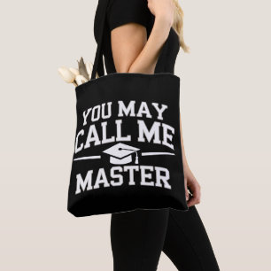 Grappige Meestersgraad MBA Onderwijs Afstuderen Tote Bag