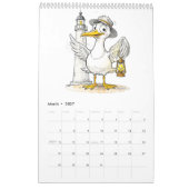Grappige Meeuw Baan Kalender (Mar 2027)