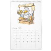 Grappige Meeuw Baan Kalender (Feb 2027)