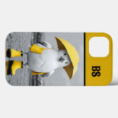 Grappige meeuw in regenlaarzen - Beach Humor Case-Mate iPhone Case (Achterkant (horizontaal))