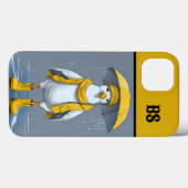 Grappige meeuw in regenlaarzen - Beach Humor Case-Mate iPhone Case (Achterkant (horizontaal))