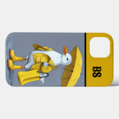 Grappige meeuw in regenlaarzen - Beach Humor Case-Mate iPhone Case (Achterkant (horizontaal))