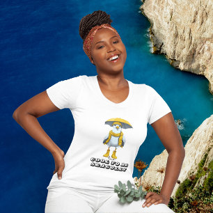 Grappige meeuw in regenlaarzen - Beach Humor Tri-Blend Shirt